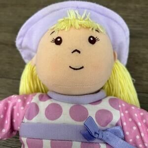H.K. City Toys Blonde Baby Girl Plush Doll